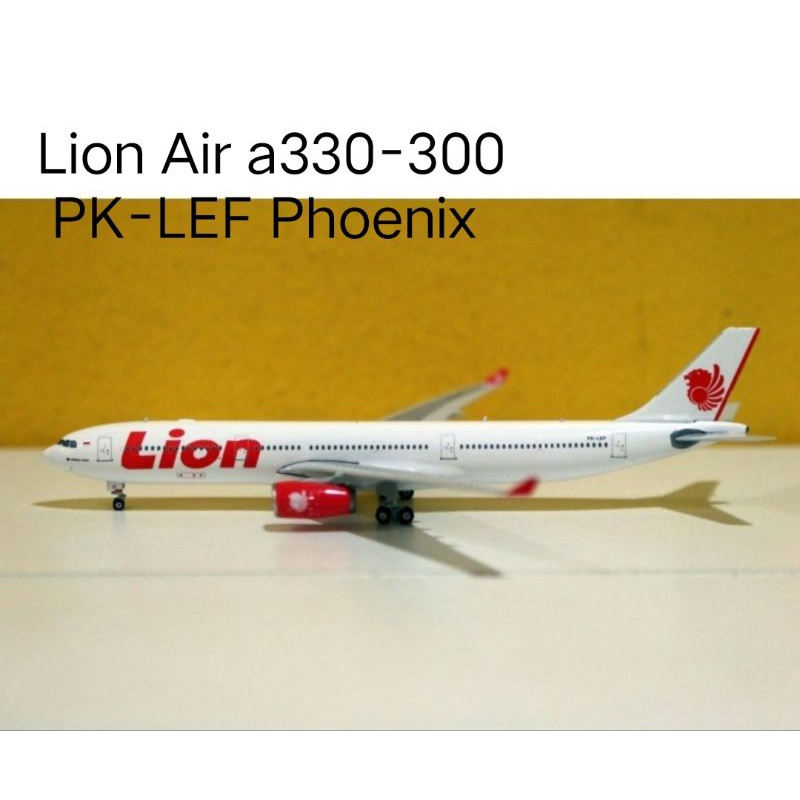 Lion Air a330-300 PK-LEF merk Phoenix 1:400
