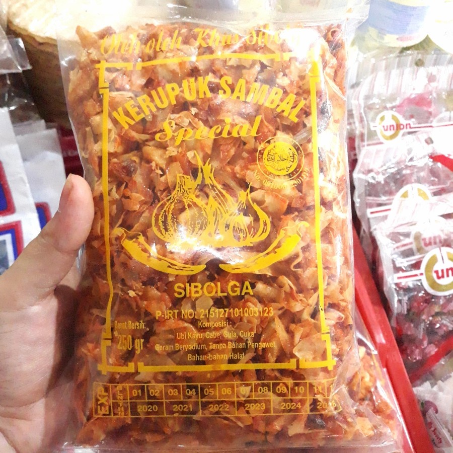 

KERUPUK SAMBAL SPECIAL SIBOLGA 250gr