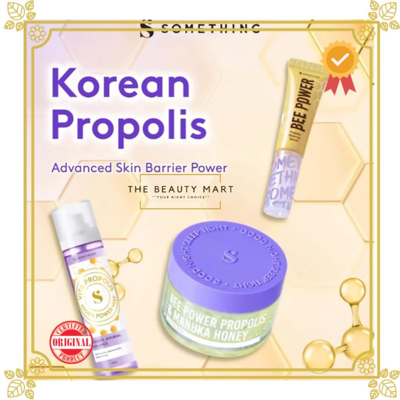 SOMETHINC Bee Power Series - Propolis Glow Lip Serum | Vita Propolis Hydra Power Mist