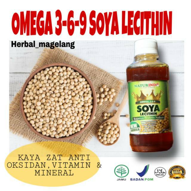 OMEGA 369 SOYA LECITHIN PROTEIN DIET ALAMI sari kedelai murni