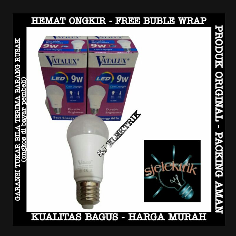 LAMPU LED VATALUX 9 WAT