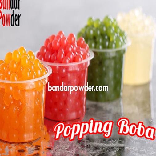 

dl 6CA Popping Boba Strawberry 500gram - Poping Boba Lokal Halal - Bandar Powder EHG