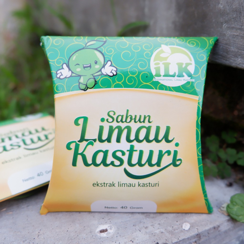 Sabun Limau Kasturi ILK 1 Batang 100% Original Membersihkan Wajah dan Mengatasi Jerawat Flek Hitam