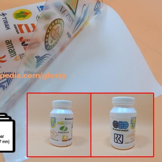 

♨ Stiker Vinyl Transparan Inkjet A3 ❀