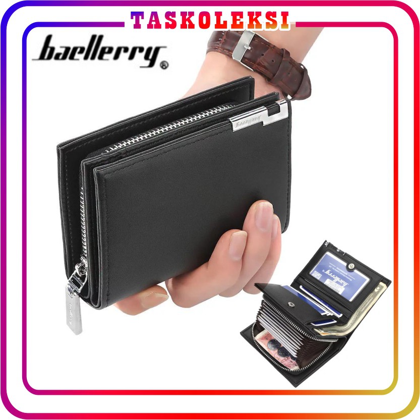 ☛TK☚ D025 Dompet Baellerry Original Wanita Pria Kulit Panjang Fashion Murah Kartu Import Lipat