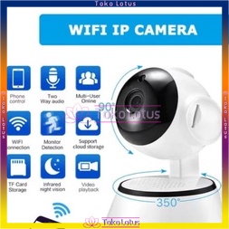 𝐁𝐈𝐒𝐀 𝐂𝐎𝐃 - Suport V380 Pro / WIFI Smart Net Camera / Wireless Wifi Smart Shaking Head Monitoring Camera (White) - intl