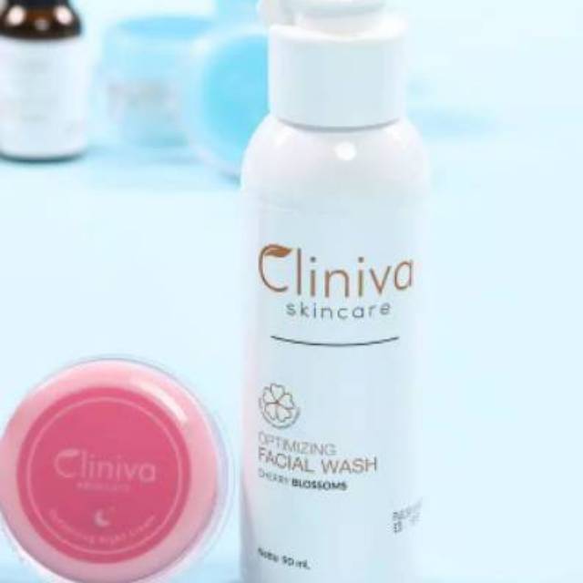 Paket Cliniva Skincare Krim Malam + Sabun