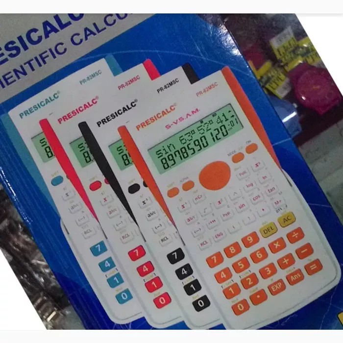 

Kalkulator presicalc 82msc kalkulator ilmiah fisika (sin , cos , tan