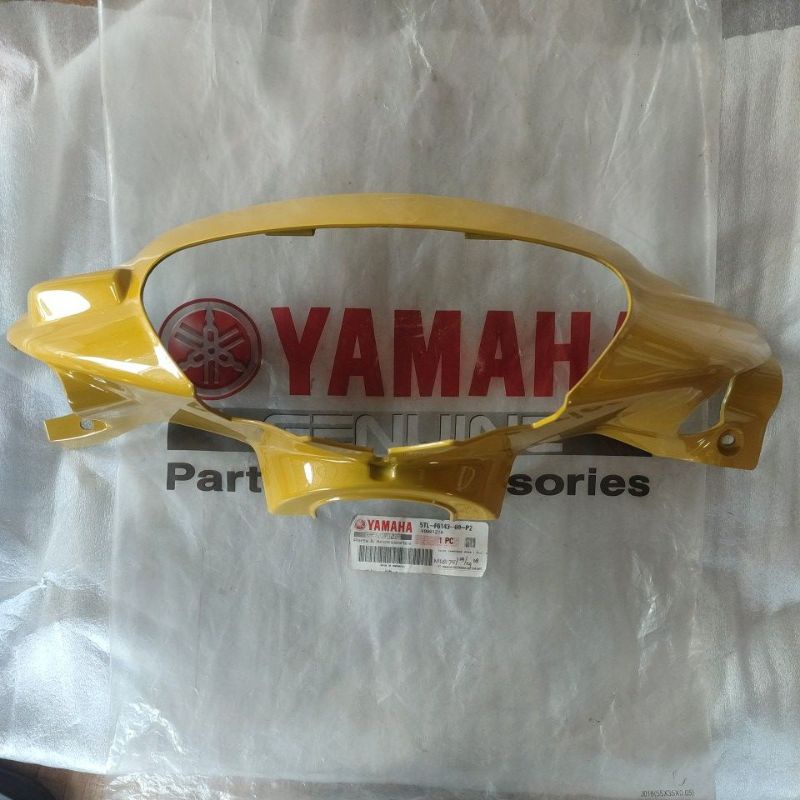 Batok lampu depan Mio Sporty Lama Old 5TL kuning RYC1 original baru ygp nos / 5TL-F6143-00-P2