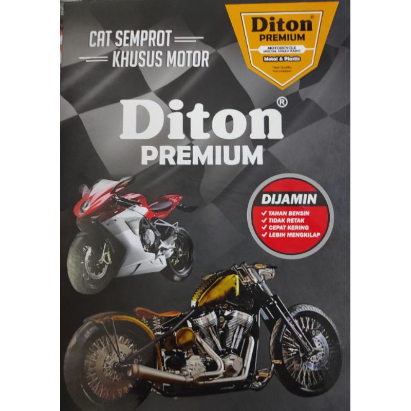 DITON PREMIUM CAT SEMPROT TAHAN BENSIN 400CC 9281 STYLISH RED MATTE