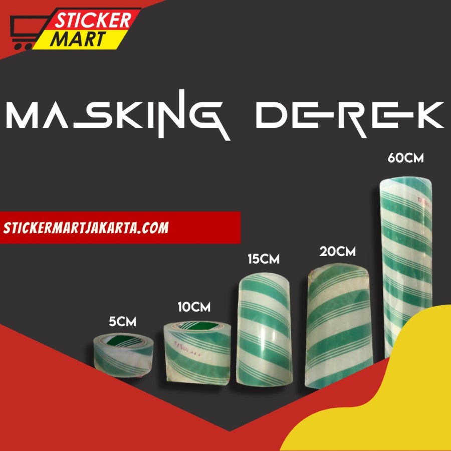 

Masking Tape Murah variasi ukuran laminasi utk cutting sticker