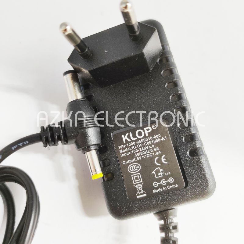 Adaptor 5V 1A 2 Jack