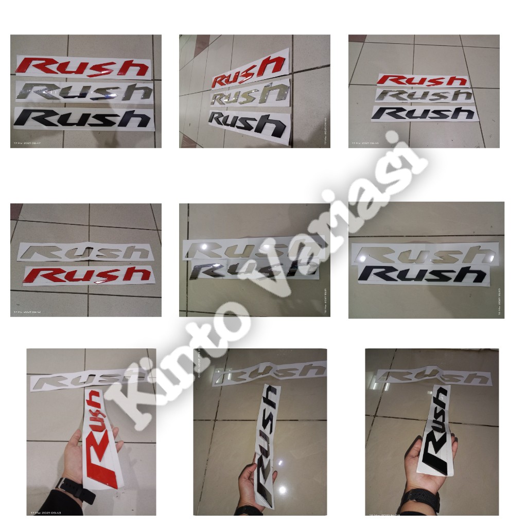 Emblem Kap Mesin / Logo Kap Mesin Mobil Toyota Rush