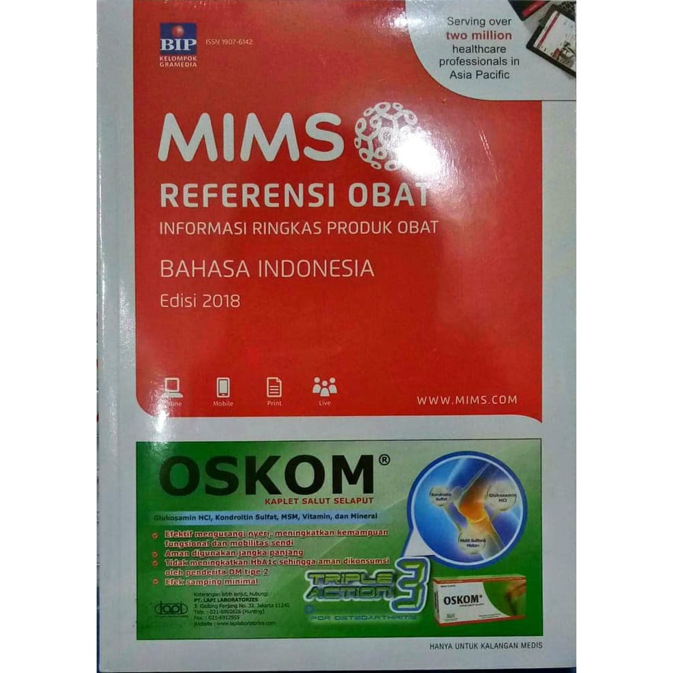 MIMS EDISI BAHASA INDONESIA VO.19 2018