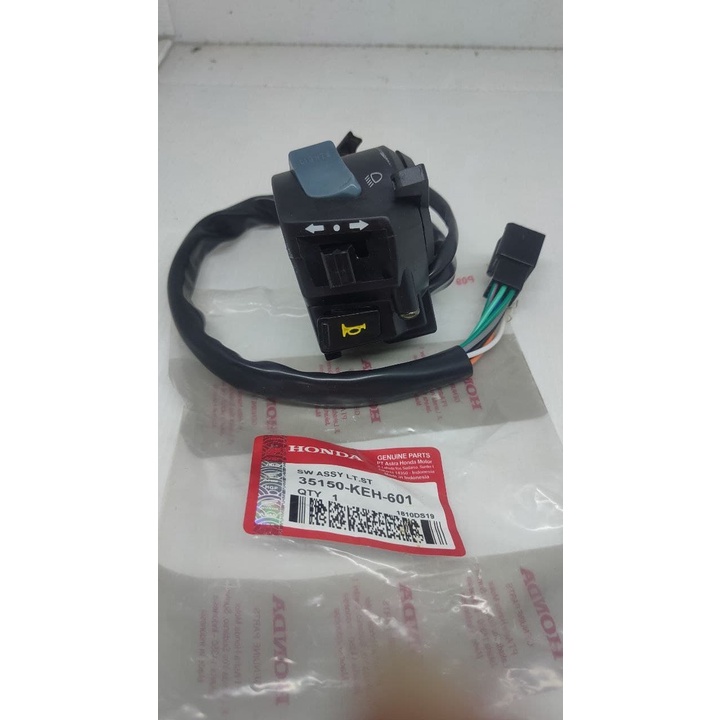 Holder Tombol Switch Saklar Sakelar Lampu Sein Dim Kiri Megapro New