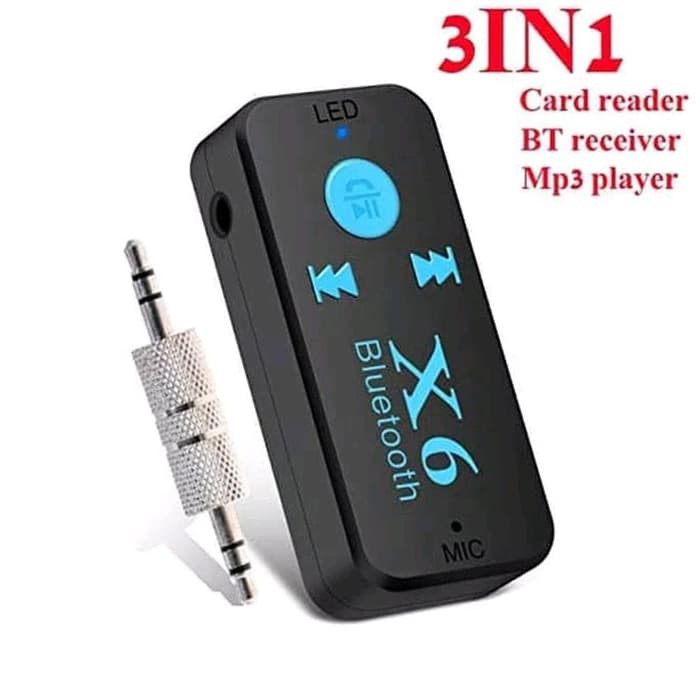 MP3 Player with BLUETOOTH RECEIVER Audio Music WIRELESS CAR X6 Micro SD TF-CARD