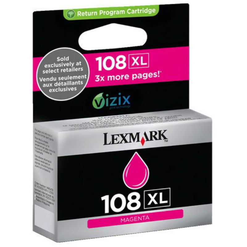 Tinta Lexmark 108XL Black/Tricolor Original