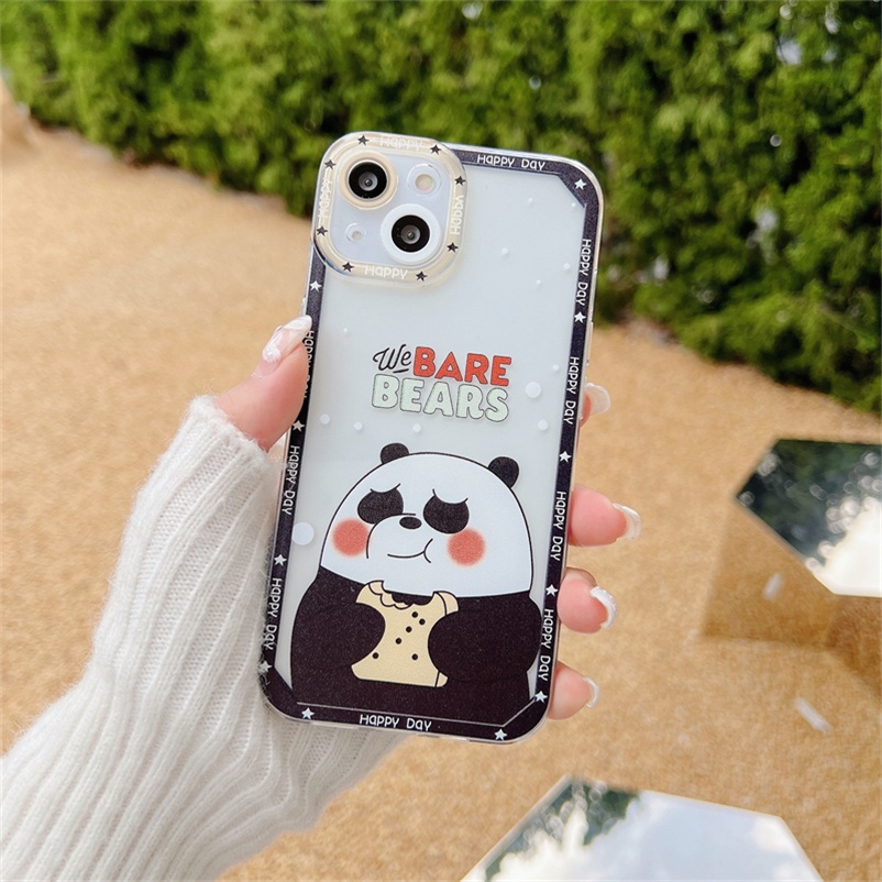 (Ready Stock) Casing Soft Tpu Case Compatible for iPhone 11 Pro Max iPhone 14 13 12 Pro Max X XR XS SE 2020 Max 7Plus 8Plus 8 7 Plus Cute Duck Couple Translucent TPU Soft Silicone Anti-dirty Protective Phone Case