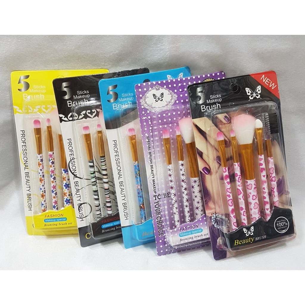 KUAS MAKE UP SET 5PCS