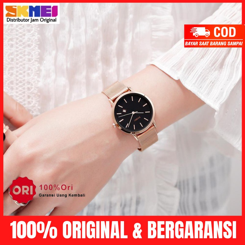 SKMEI Jam Tangan Wanita | Jam Tangan SKMEI Wanita Original | Jam Tangan Anti Air| Skimei Skemei 1530