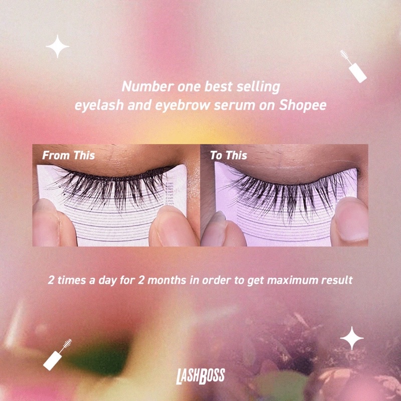 Lash Boss Rapunzel Serum for Lash and Brow -Serum Penumbuh Rambut Alis dan Bulu Mata