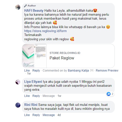 Paket perawatan wajah berjerawat dengan Skincare Reglow aman sudah teruji BPOM-2