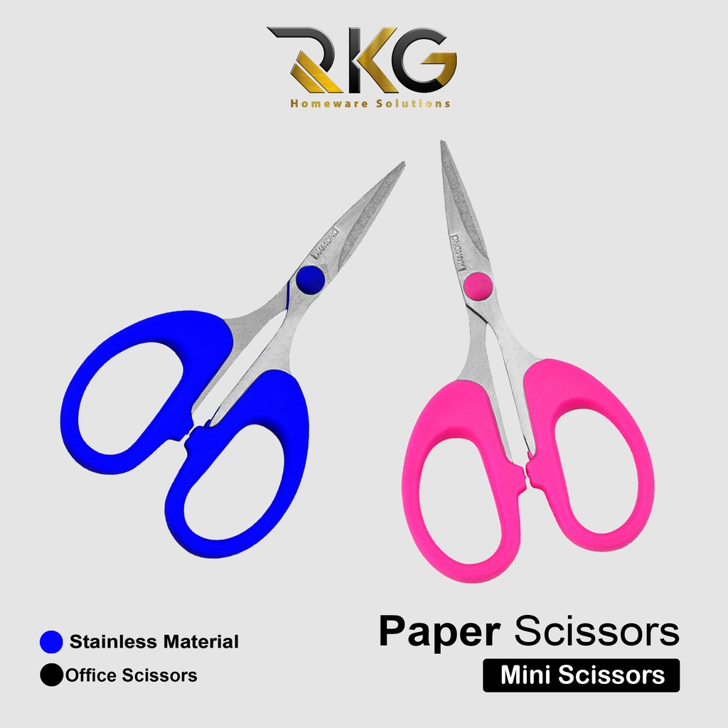 

RKG Gunting Kertas Karton Mini / Alat Tulis Kantor Sekolah