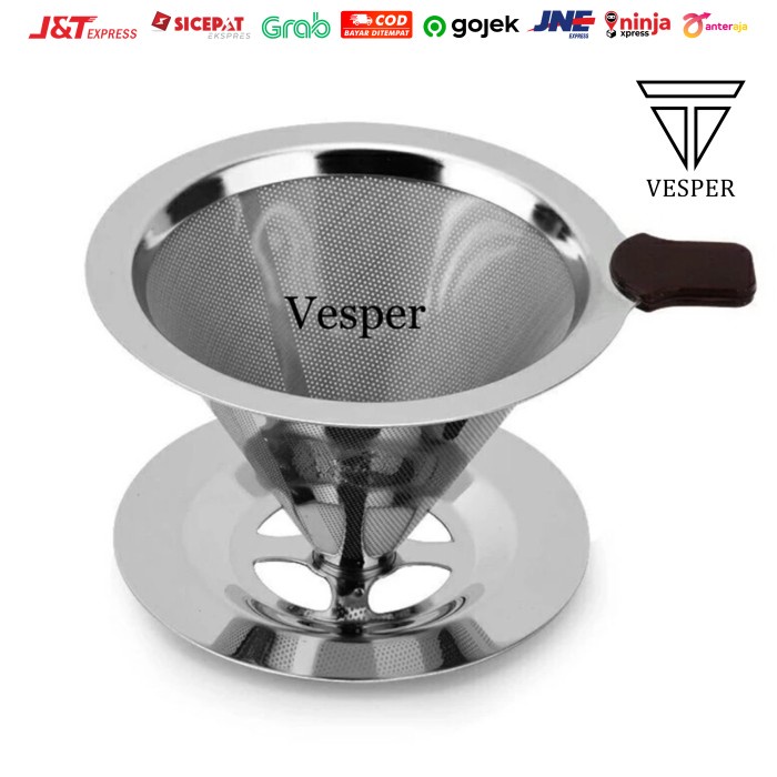 

DISKON - (BISA COD) Coffee filter / coffe drip / coffee dripper / saringan kopi stainless