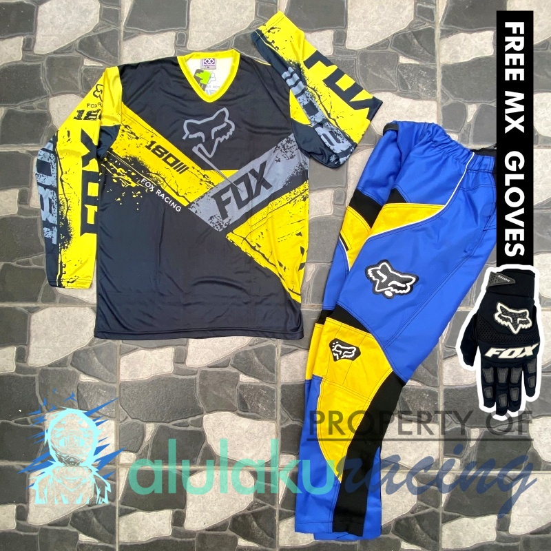 Jersey &amp; Celana MX Trail Motocross - Paket Bundling FOCT1911-F41