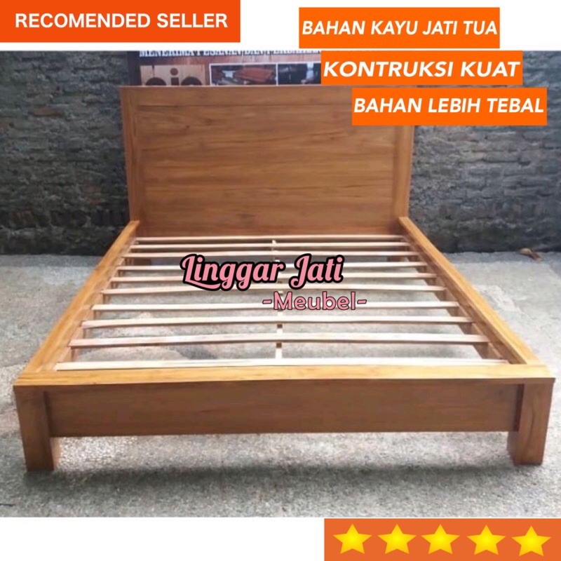 DIPAN JATI RANJANG JATI RANJANG KAYU DIPAN MINIMALIS DIVAN JATI SET KAMAR JATI TEMPAT TIDUR JATI