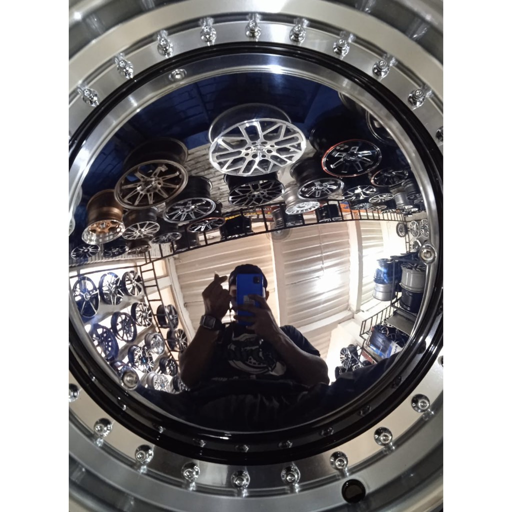 PAKET VELG HSR MIRROR RING16 PLUS BAN 205 55 R16 ACCELERA