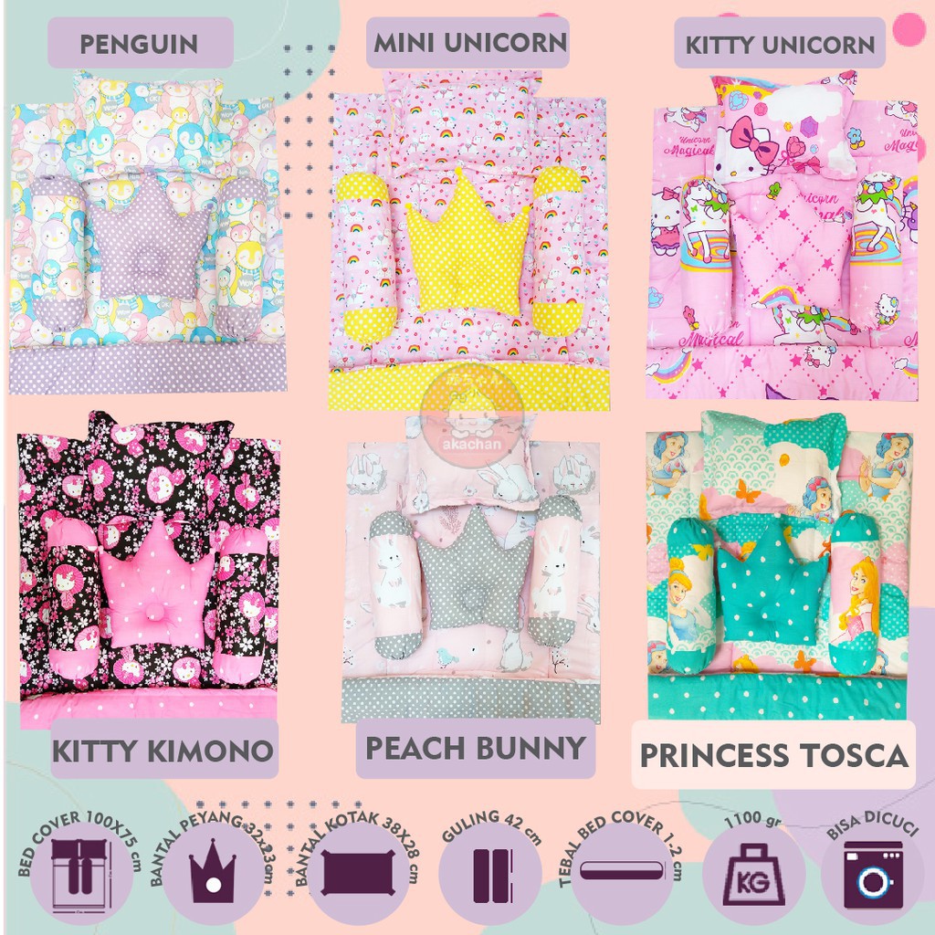 PREORDER Bedcover baby PO Alas Lembaran Saja Hanya bedcover bayi 100 cm x 75 cm