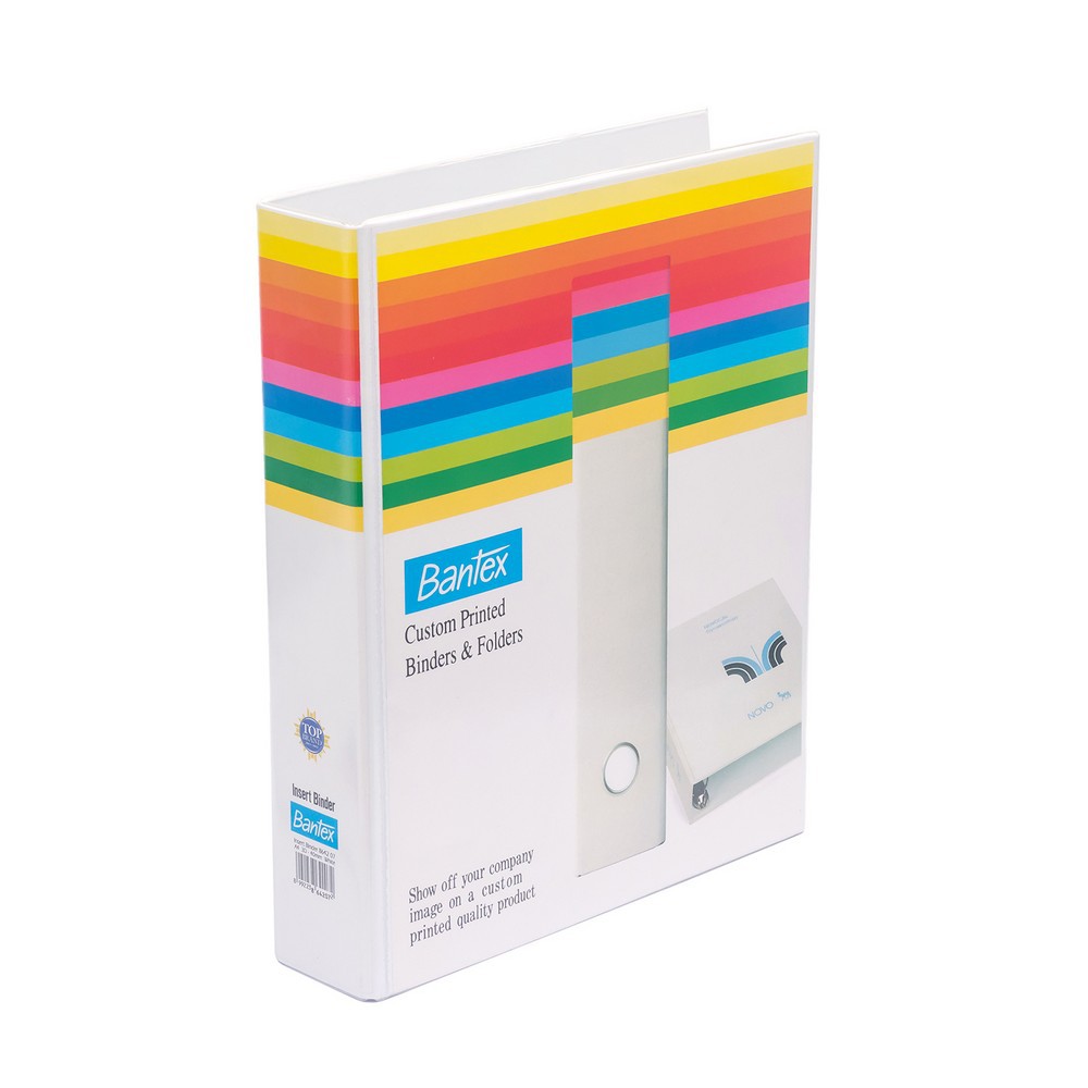 

[Zada] Bantex Insert Ring Binder 3 Ring 40mm A4 White 8642 07