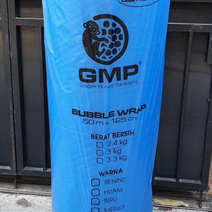

Bubble Wrap Biru / Blue 50M X 125Cm Gmp The.Sassy