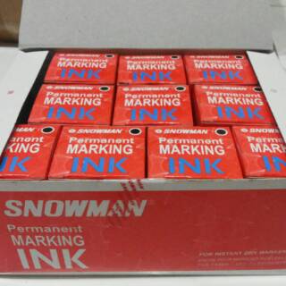 Jual Refill Ink Snowman Permanent Marking Isi Ulang Tinta Spidol