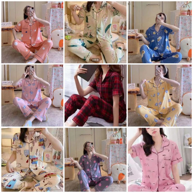 CP PIYAMA ORIGINAL IMPORT BAJU TIDUR BISA GOJEK GRAB SIANTAR
