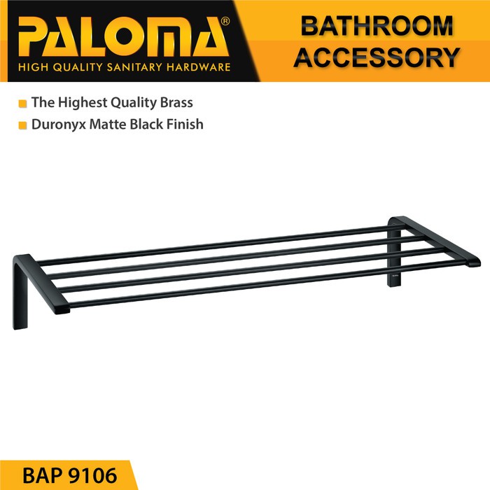 PALOMA BAP 9106 Rak Handuk Baju Gantungan Hanger Dinding Kamar Mandi