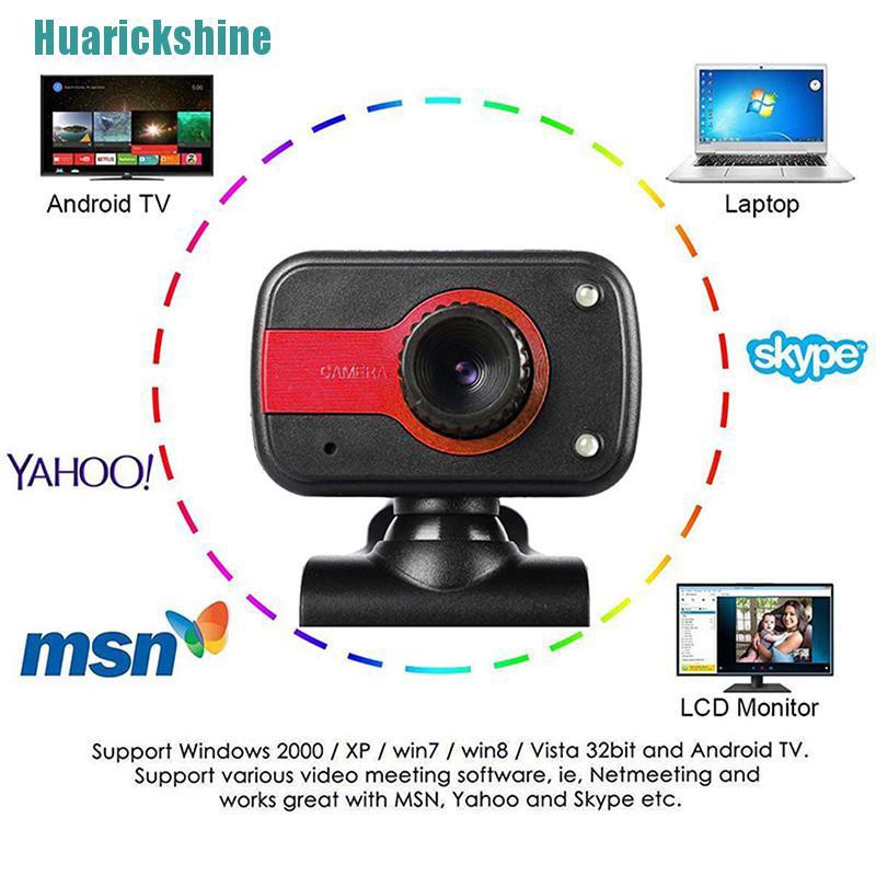 Huarickshine Kamera  Webcam Digital Usb Dengan Microphone 