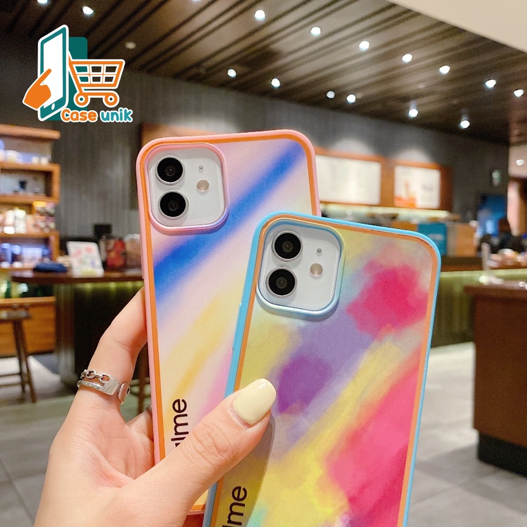 SS044 SOFTCASE RAINBOW REALME C1 C2 2 PRO A1k 5 5i c3 5S 6 C11 c12 c25 narzo 30A c15 c17 7i C21 CS3235