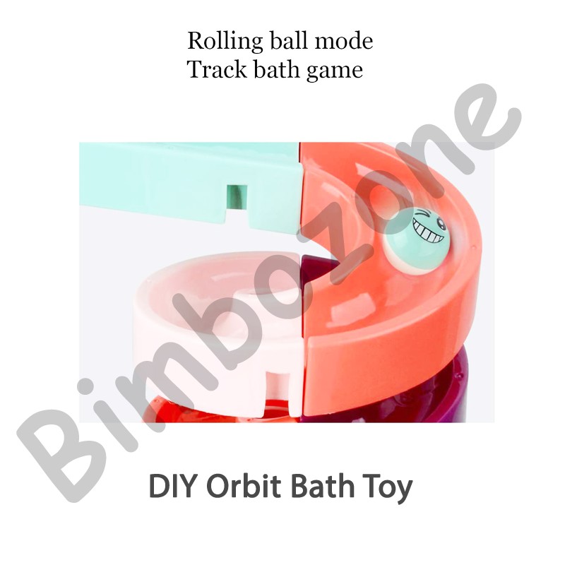 Bimbozone - Mainan Anak mainan mandi bayi Baby Bath Toy Mainan air - DIY ORBIT BATH TOY