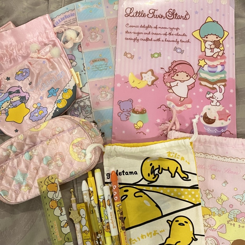 

Sanrio Little Twin Star Gudetama Pen Pencil Ballpoint (PILOT Pentel Delguard Sarasa zebra Japan)