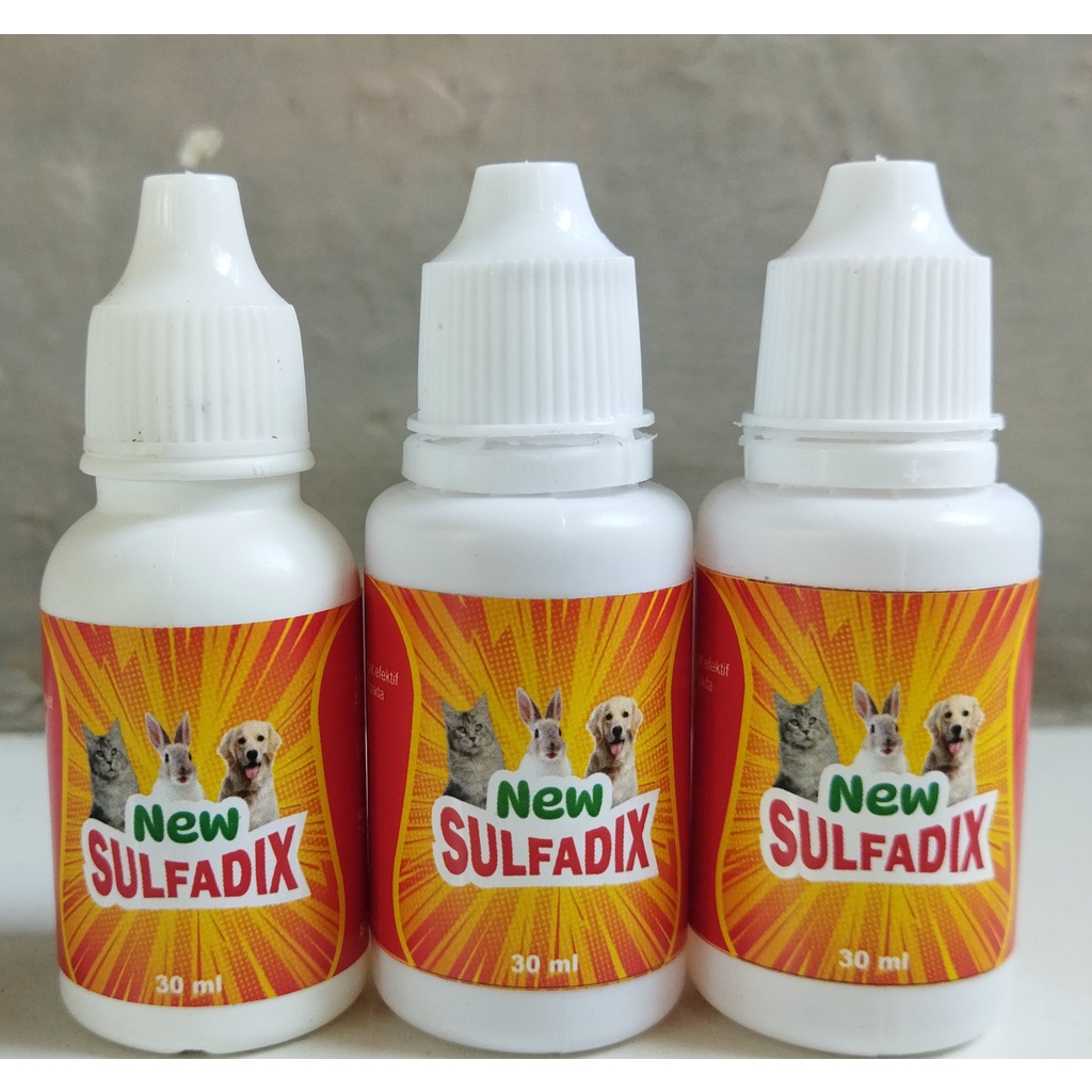 New Sulfadix Obat Scabies Gudik Oles Kelinc Kucing dan Anjing 30 ml