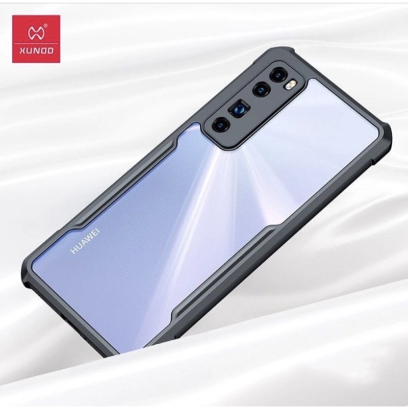 Case Xundd Original Huawei Nova 7 Se , Huawei Nova 7se Soft Hard Case Hybird - Black