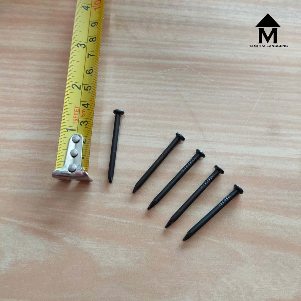 Paku Beton Hitam 1.5 Inch Paku Beton 4 Cm
