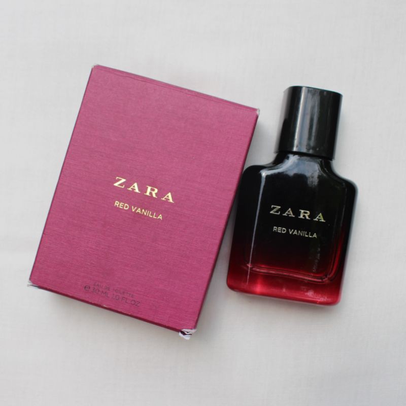 ZARA Parfume Red Vanilla 30ml Shopee Indonesia