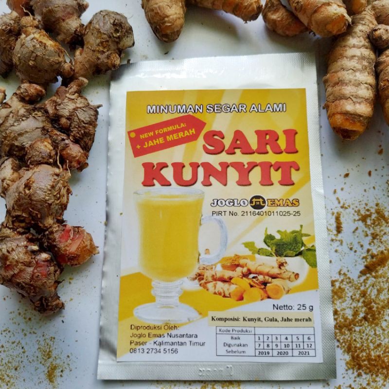 

Sari Kunyit ekstra Jahe Merah Kalimantan Joglo Emas | Diet | Minuman Sehat | Jamu