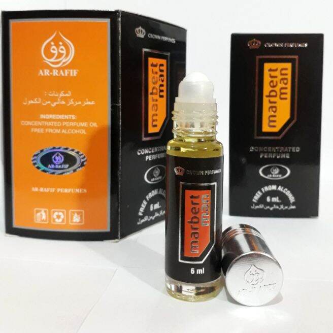 MARBERT MAN Parfum AR-RAFIF 6ml Minyak Wangi Pria Roll On Non Alkohol