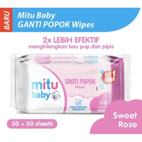 MITU Tisu Basah 50s + 50s Buy 1 Get 1 free~ Promoooo