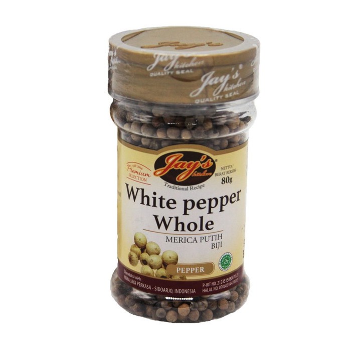 

Jay's White Pepper Whole - 80 gr