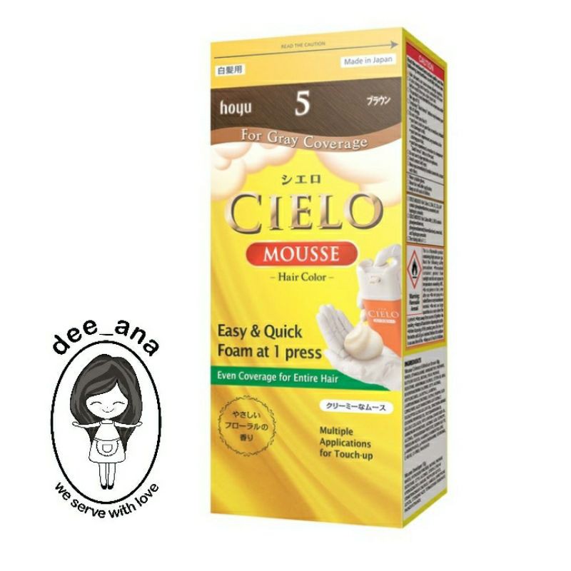 Pewarna Rambut CIELO Japan Mousse Hair Color